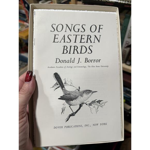Songs of Eastern Birds Book & Cassette – Donald J. Borror – Vintage Bird Guide - Picture 3 of 4
